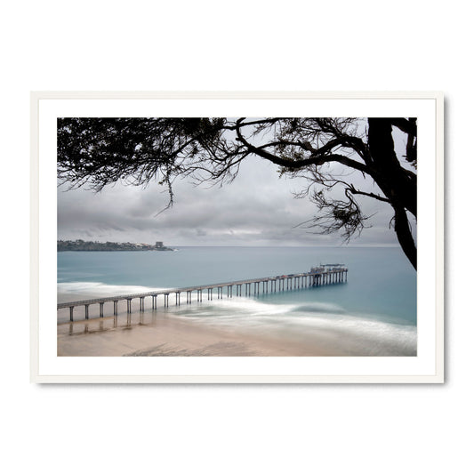 Stormy Weather Scripps Pier - Fine Art Print