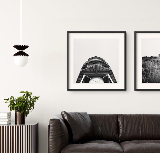 Fine Art Prints - "Below The Lighthouse" | Black And White Photography Print