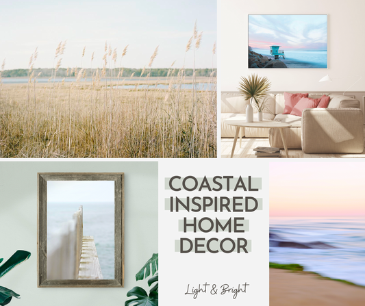Coastal Inspired Wall Art: "Light & Bright"
