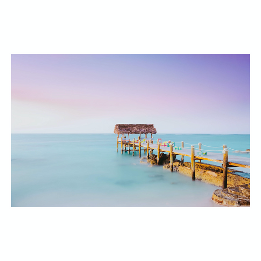 "Piering in Pastel" Coastal Wall Art