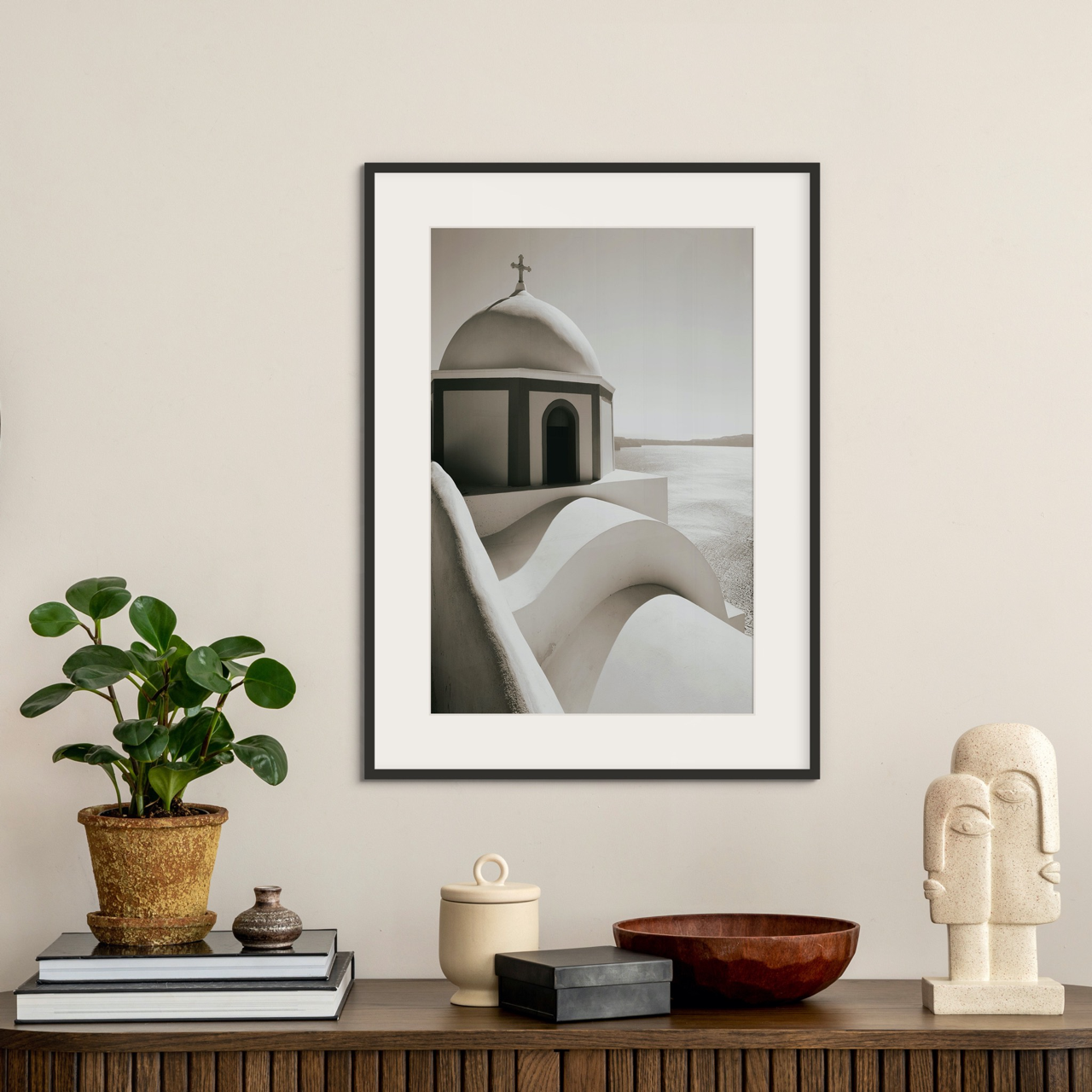 "Black and White II" | Greece Photography Print