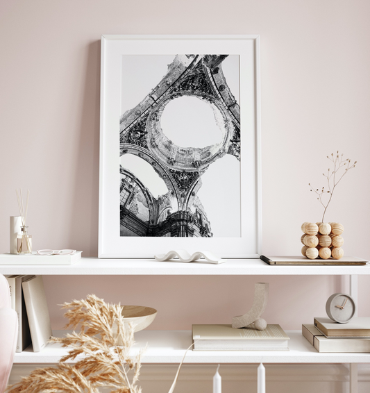 "Sky Light" Black and White Architecture Fine Art Photography