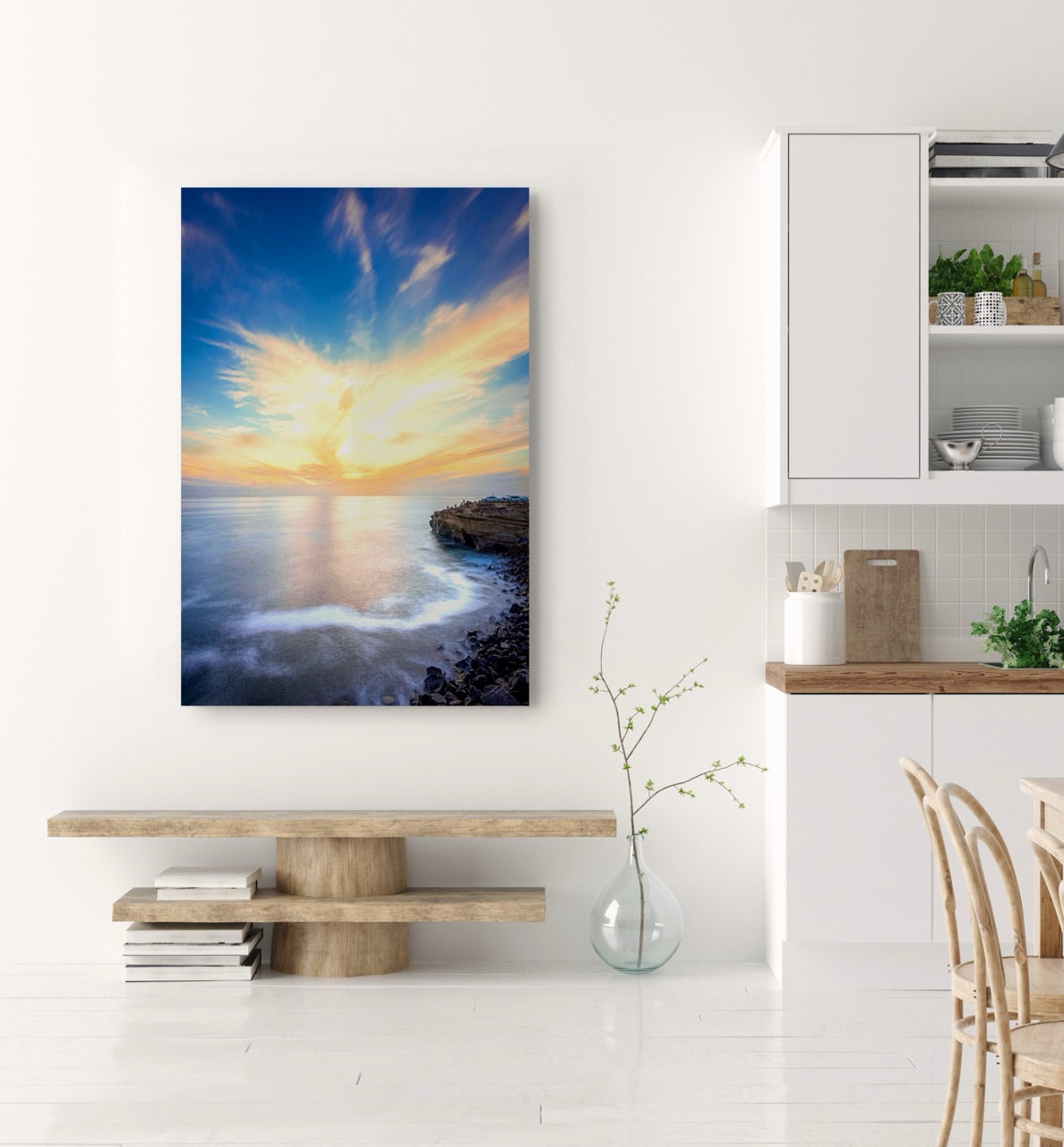 "Surf Angel" Coastal Wall Art