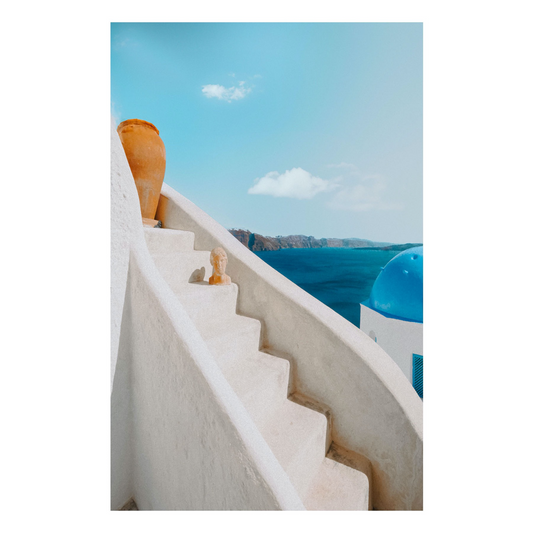 "Terracotta" Santorini Wall Art