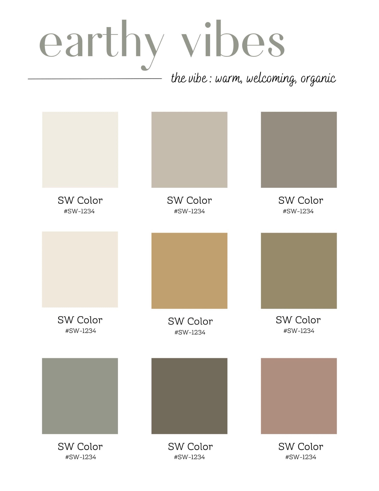 Modern Dining Room Paint Palettes - Sherwin Williams