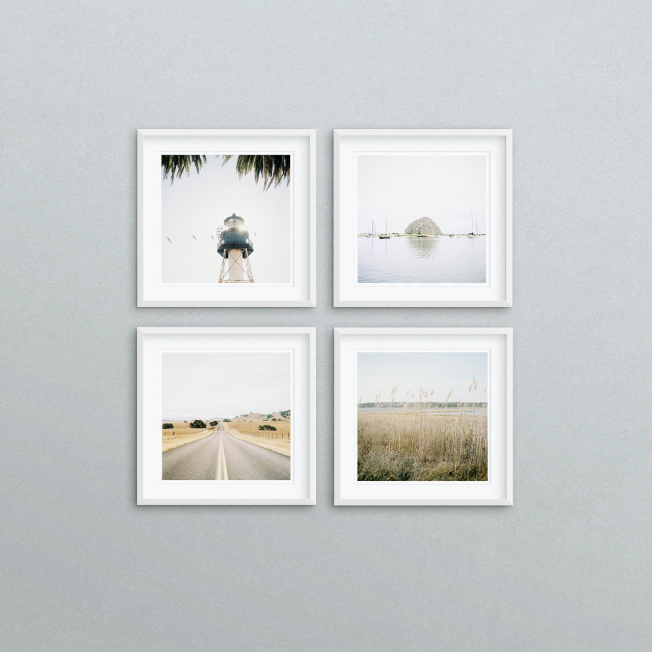 "California Minimal Gallery Wall" | 4 Or 6 Piece Art Set