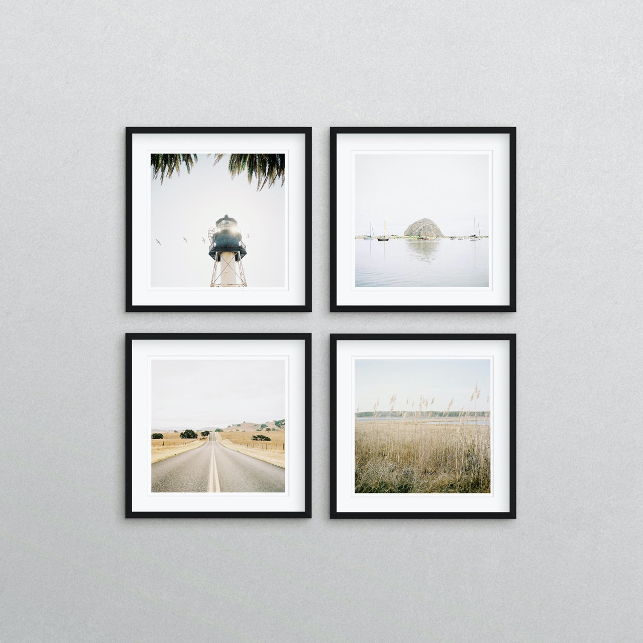 "California Minimal Gallery Wall" | 4 Or 6 Piece Art Set