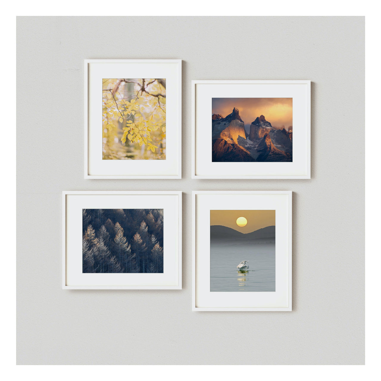 "Equinox Gallery Wall" | 4 Piece Art Set