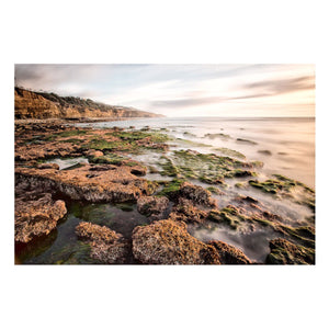 Matted Prints - Low Tide At Sunset Cliffs