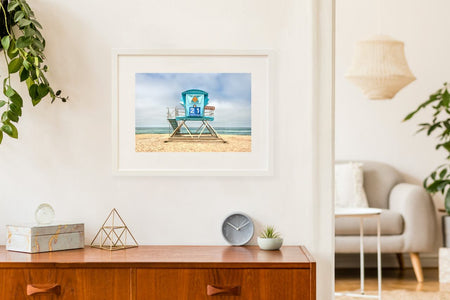 Matted Prints - "Tower 21 II" | Beach Photography Prints